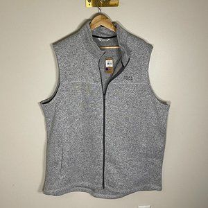NWT Field and Stream, Men's Size 2X, Grey Fleece Zip Up Vest